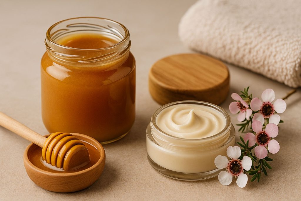 Mierea de Manuka utilizată în produse de îngrijire și ritualuri cosmetice naturale